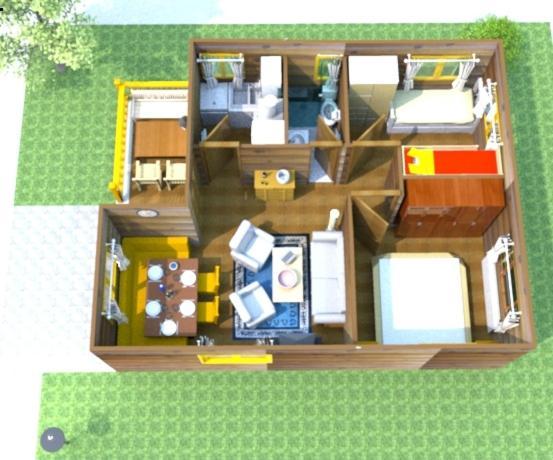 Вілла Blockhaus Hedwig Stamsried Номер фото